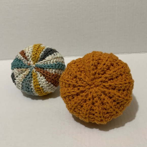 Fall Decor Home Decor Handmade Crocheted Pumpkins - Picture 11 of 16